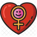 Women Female Heart Icon