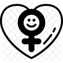 Women Females Heart Icon