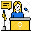 Women In Leadership Woman Female Icon