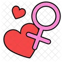 Love Female Feminism Icon
