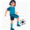 Soccer Player Football Icon