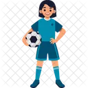 Soccer Player Football Icon