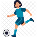 Soccer Player Football Icon