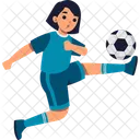Soccer Player Football Icon