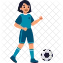 Soccer Player Football Icon