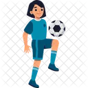 Soccer Player Football Icon