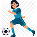 Soccer Player Football Icon