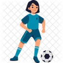 Soccer Player Football Icon