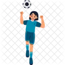 Soccer Player Football Icon