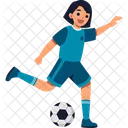 Soccer Player Football Icon