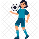 Soccer Player Football Icon