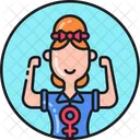 Women Power Lady Power Feminism Icon