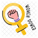 Women Power  Icon