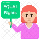 Equal Rights Women Protest Women Day Symbol