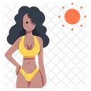 Women Sexy Bikini Summer Woman Icon