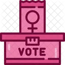 Women Suffrage Rights Icon