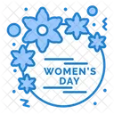 Womens Day Day Flower Icon