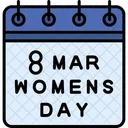 Womens Day Woman March Icon