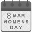 Womens Day Woman March Icon