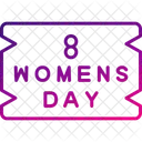 Womens Day Feminism March Icon