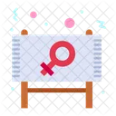 Womens Day Ads  Icon