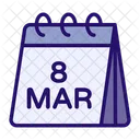Womens Day Date  Icon