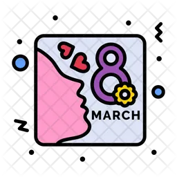 Womens Day Invitation  Icon