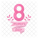 Happy March 8 Icon