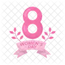 Happy March 8 Icon