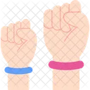 Womens Power Hand Power Icon