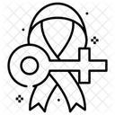 여성 리본 국제 여성 아이콘