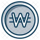 Won Coin Currency Coin Icon
