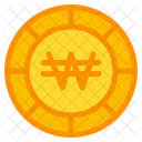 Won Coin Currency Icon