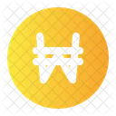 Won Money Currency Icon