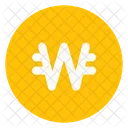 Won Coin Coin Currency Icon