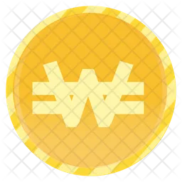 Won Coin  Icon