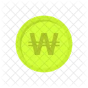 Won Coin Currency Finance Icon