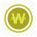 Won Coin Currency Finance Icon