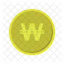 Won Coin Currency Finance Icon