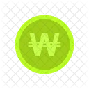 Won Coin Currency Finance Icon