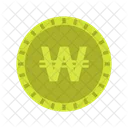 Won Coin Currency Finance Icon