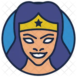 Wonder Woman Emoji Icon