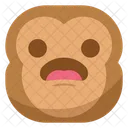 Wondering Monkey Emoji Icon