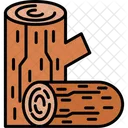 Wood Log Nature Icon