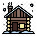 Wood Cabin Cabin House Icon