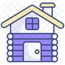 Wood Cabin Cabin House Icon