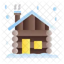 Wood Cabin Cabin House Icon