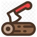Wood Cutting Carpentry Axe Icon