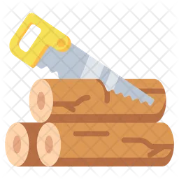 Wood Cutting  Icon