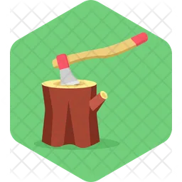 Wood cutting  Icon